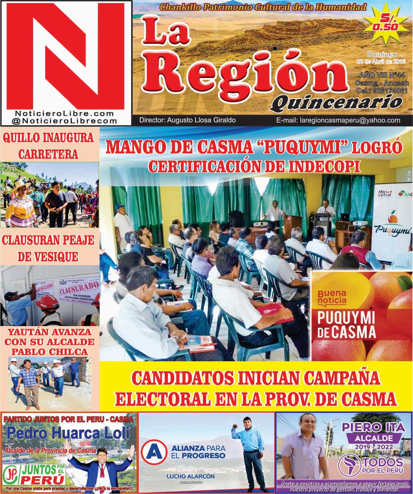 Periódico La Región N° 44