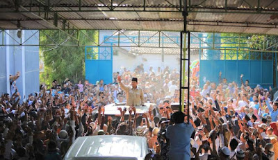KH Ahmad Saidi Menerima Baik Kunjungan Prabowo Subianto Dengan Meriah