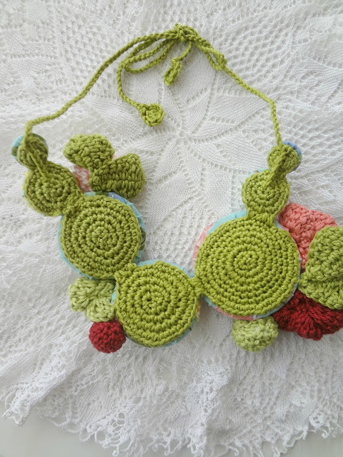 Make a Mixed Media Necklace - Gorgeous Spring