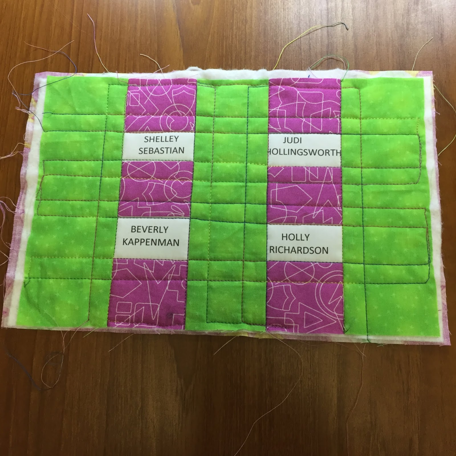 My Joyful Journey Fabric Name TagsHow to Make Them