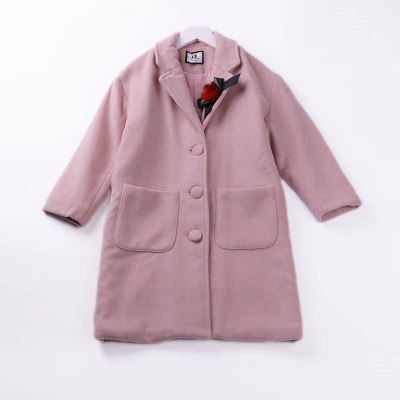 Áo Khoác Thu Đông Bé Gái Dạ Tay Dài Có Túi – HEYLADS 157813