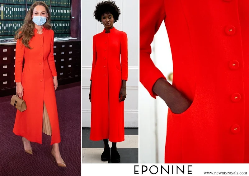 Kate Middleton wore Eponine London coat Autumn Winter 2018 collection