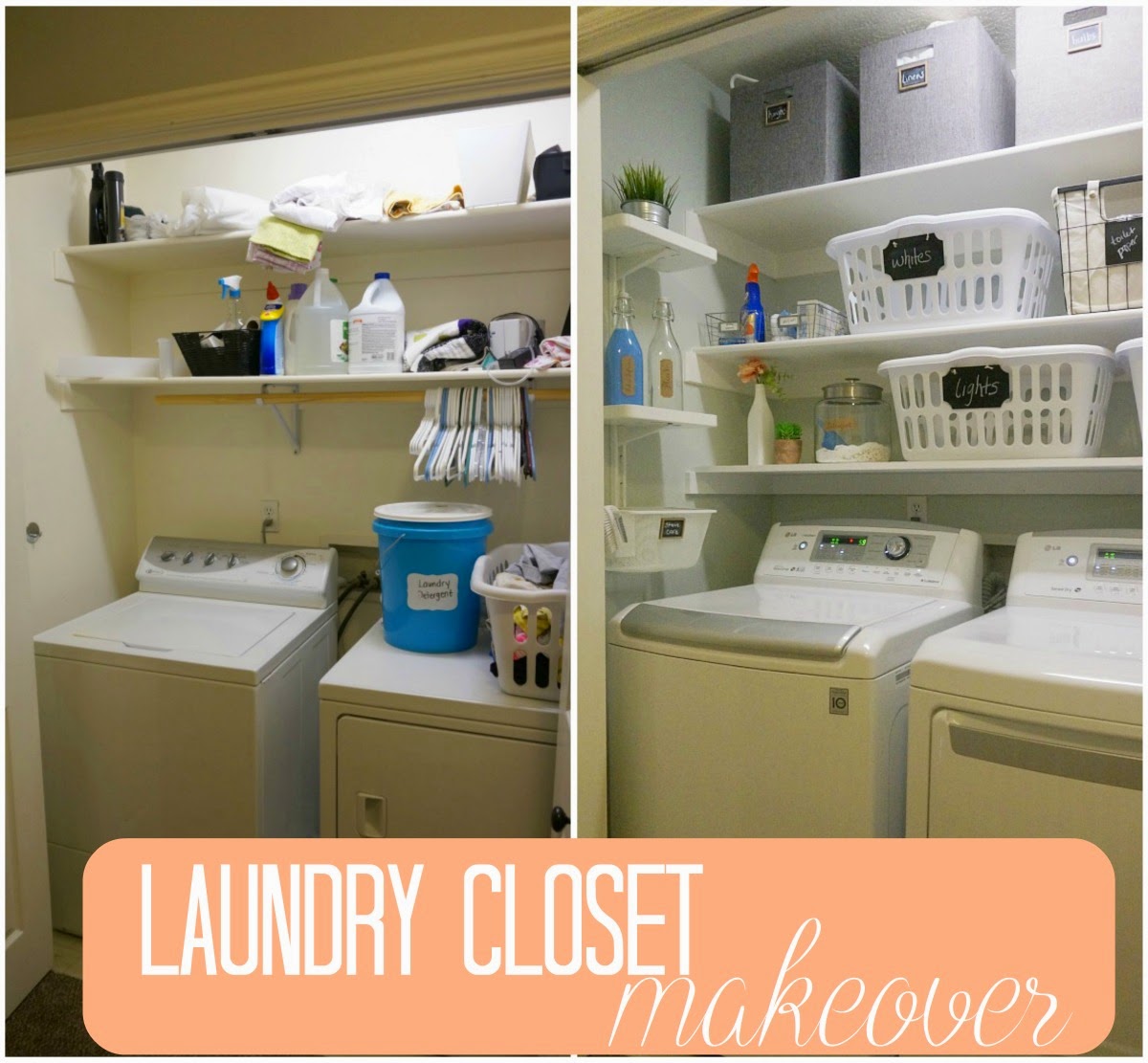 two points for honesty: laundry room makeover!