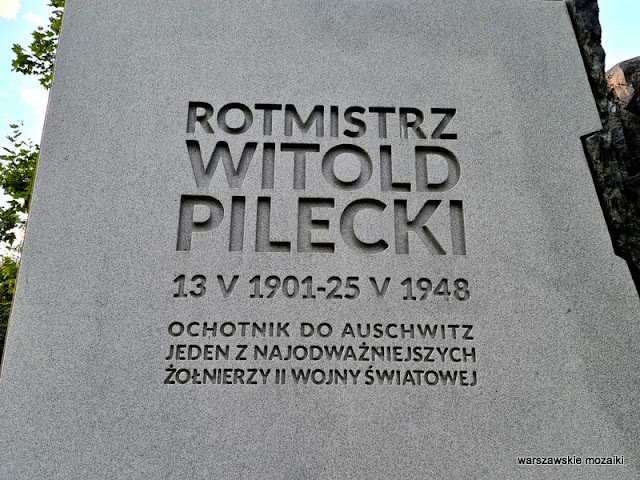 Warszawa Warsaw Żoliborz aleja Wojska Polskiego pomniki warszawskie rotmistrz Witold Pilecki