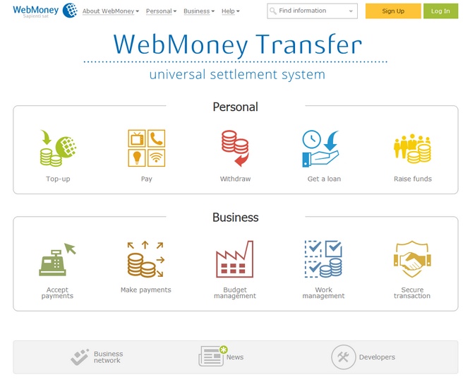 WebMoney payment method