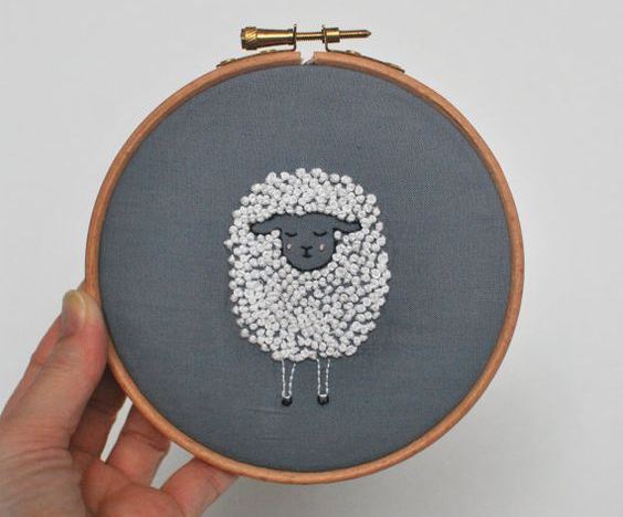 Hình thêu tay dễ thương - Hình 22