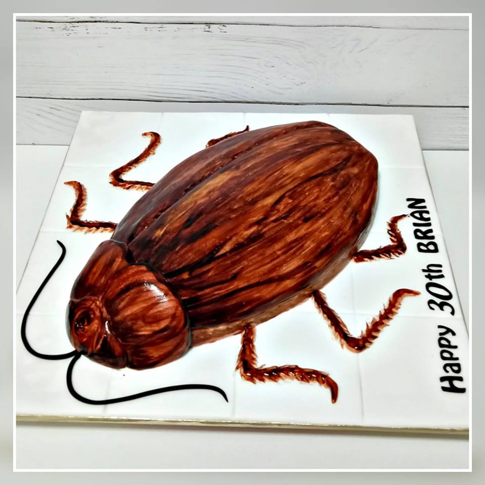 Cockroach Theme 3D Figurine Customized Cake (N002) | CAKEINSPIRATION SG