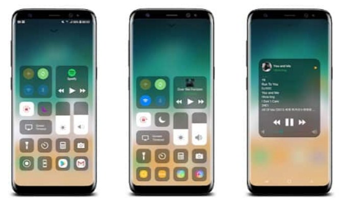 Launcher Android dengan Tampilan ala iOS - Control Center iOS 12 Launcher Android dengan Tampilan ala iOS - Control Center iOS 12