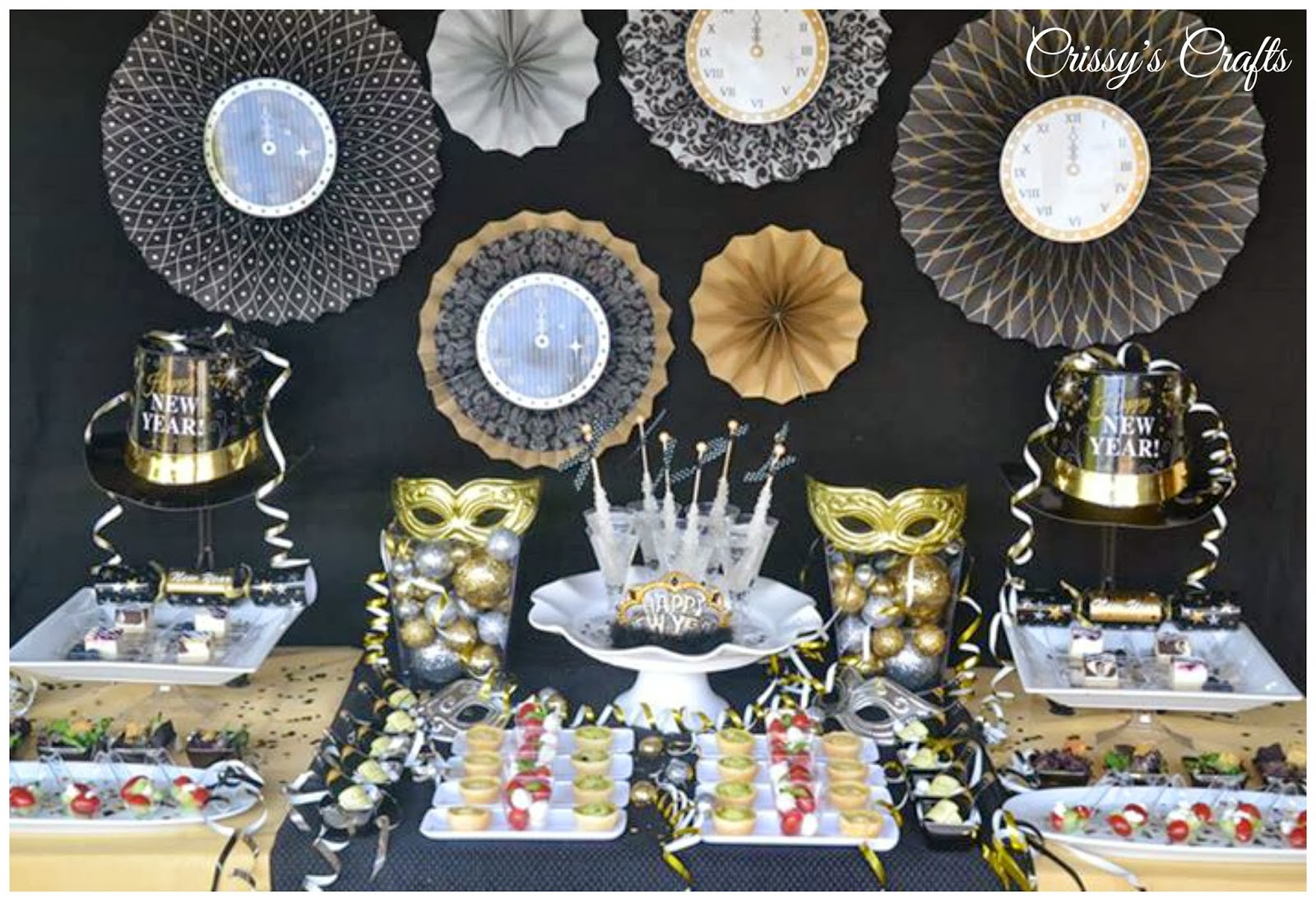 Crissy's Crafts New Years Eve Party Ideas