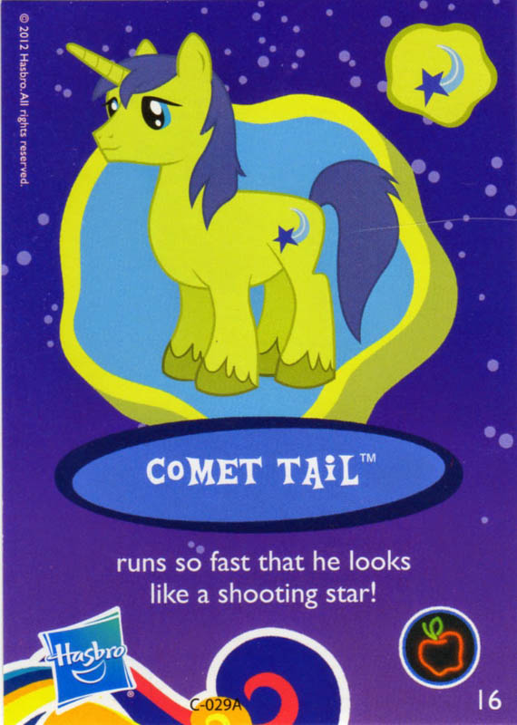 MLP Comet Tail Blind Bag Cards.