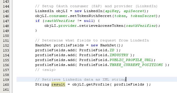 Using LinkedIn to automatically update SAP CRM - Acorel