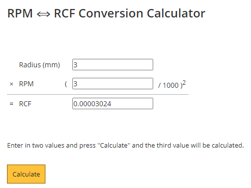 Rpm To Fpm Conversion Chart