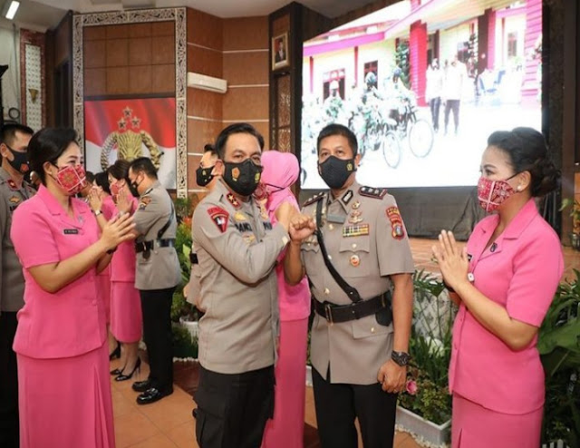 Kapolda Pimpin Sertijab Kapolres Nias Selatan di Mapoldasu