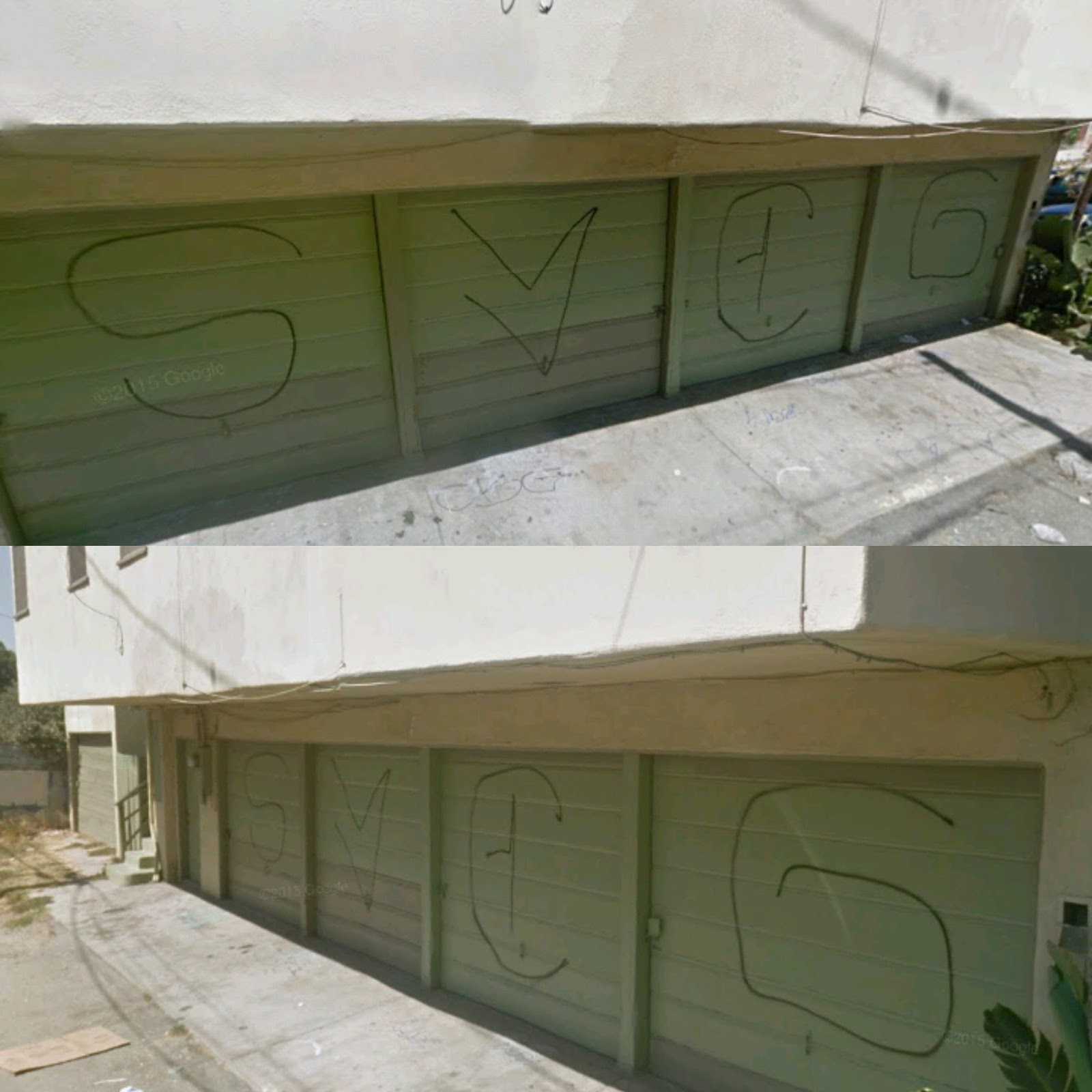 crip gangs graffiti School yard crip 3x