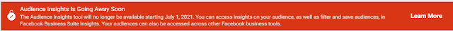 Audience Insights is Going Away Soon Audience Insights is Going Away Soon