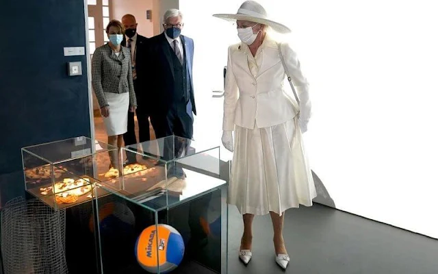 Queen Margrethe, President Frank-Walter Steinmeier and Elke Büdenbender