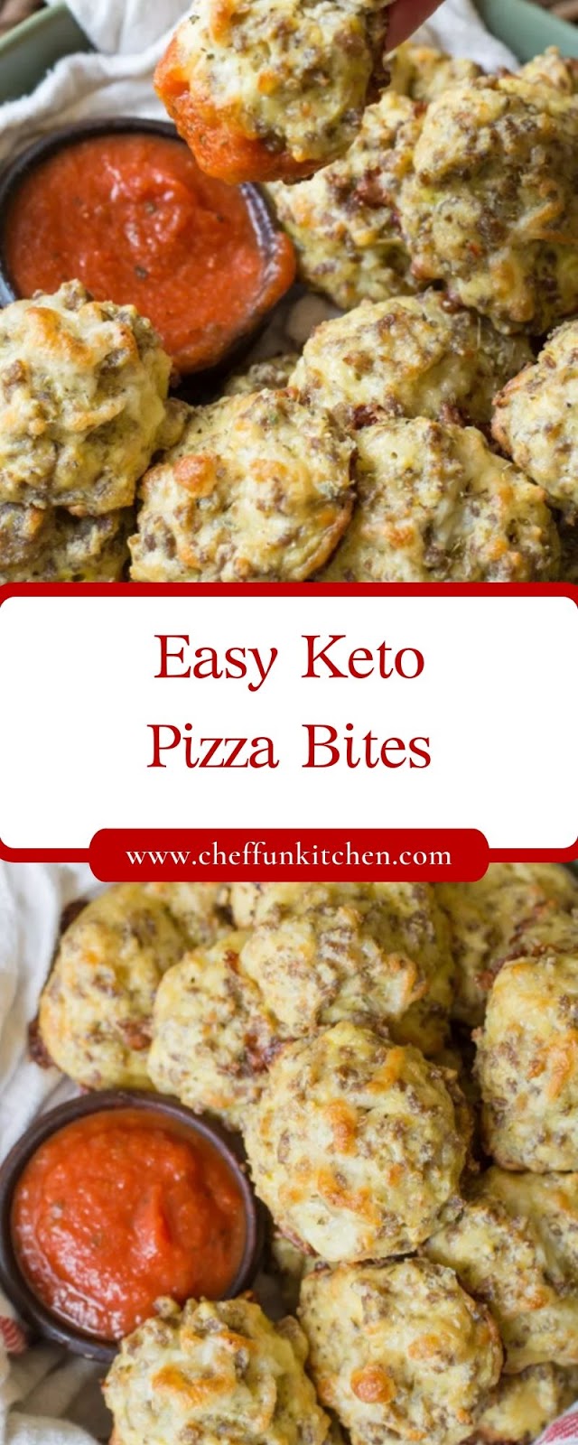 Easy Keto Pizza Bites Easy Keto Pizza Bites