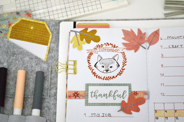 Gratitude Journal Spread by Aly Dosdall