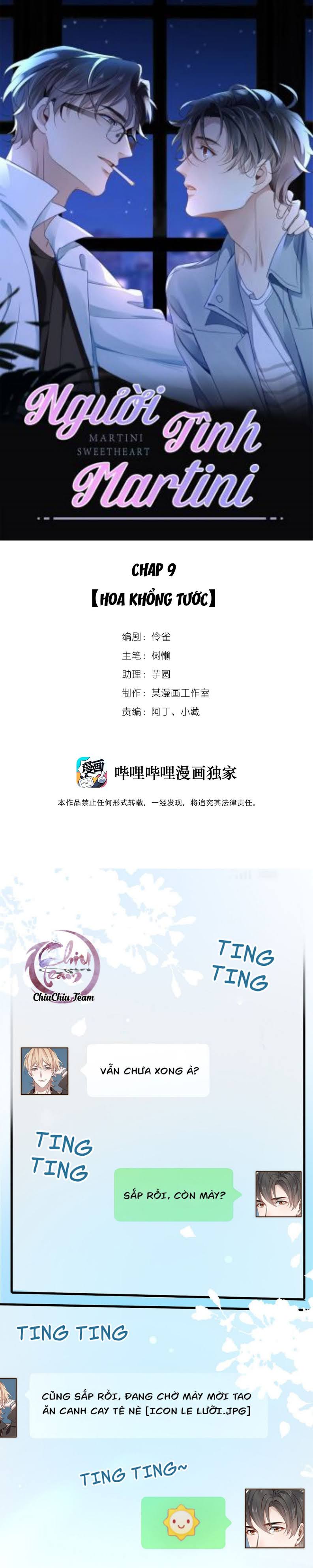 Đọc truyện Người Tình Martini (Drop) - Chapter 9