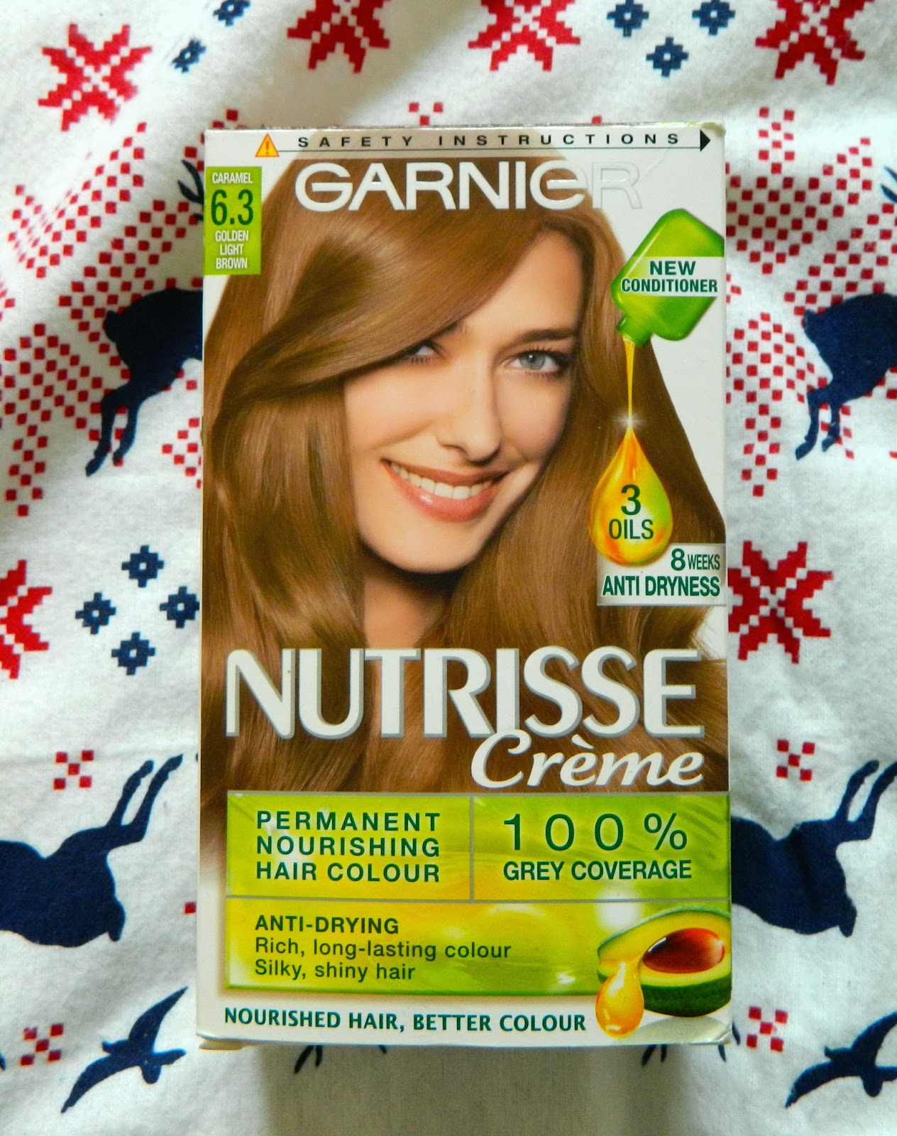 by, char Garnier Nutrisse Caramel.