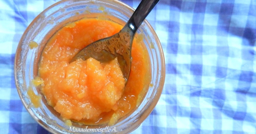 Maaademoiselle A. Recette de petit pot pour bébé Purée Carotte Navet