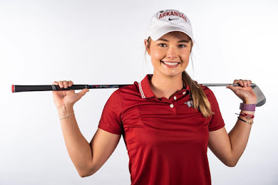 NCAA golf champion Brooke Matthews of Arkansas