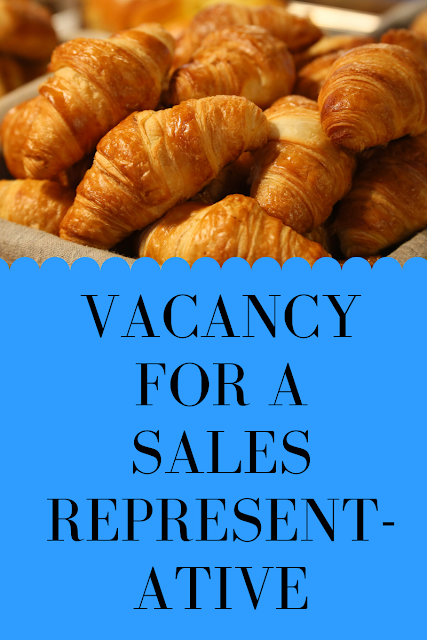 New job opportunity for a Sales Representative