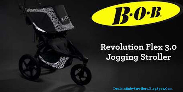 LUNAR BLACK BOB REVOLUTION FLEX 3.0 JOGGING BABY STROLLER  MyStrollerShop