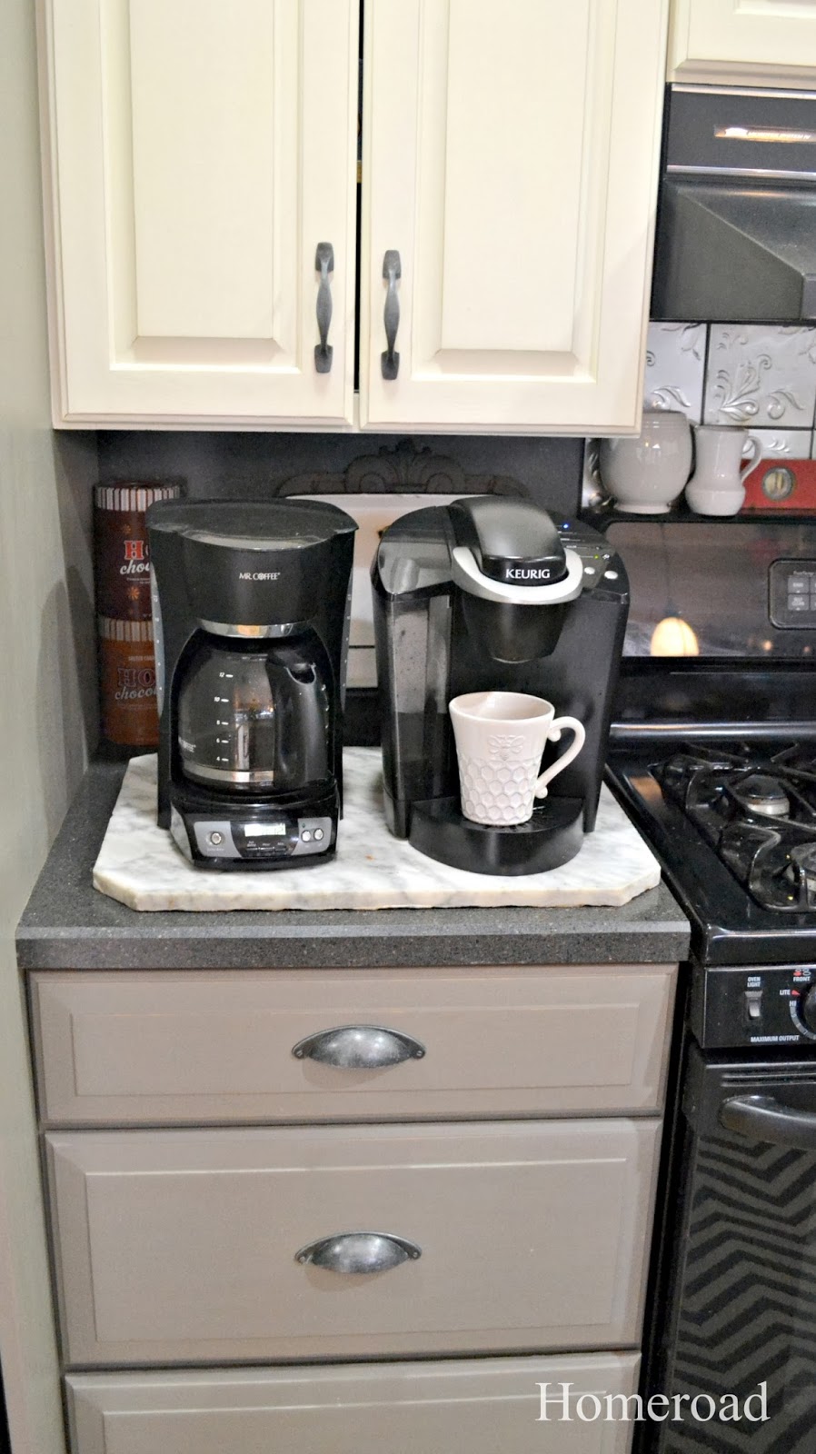 Kitchen Coffee Station Organization
