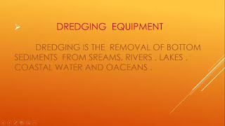 dredging equipment for construction ppt
