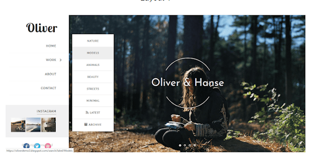Free Download Oliver – Responsive Blogger Template