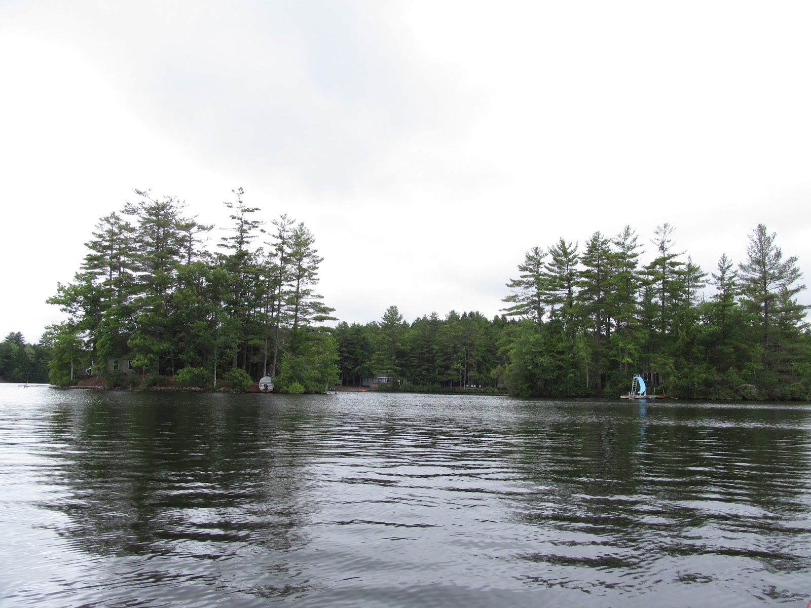 Recreational Kayaking in Maine Sokokis Lake, Limerick, ME