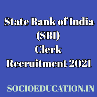 SBI CLERK JOBS 2021