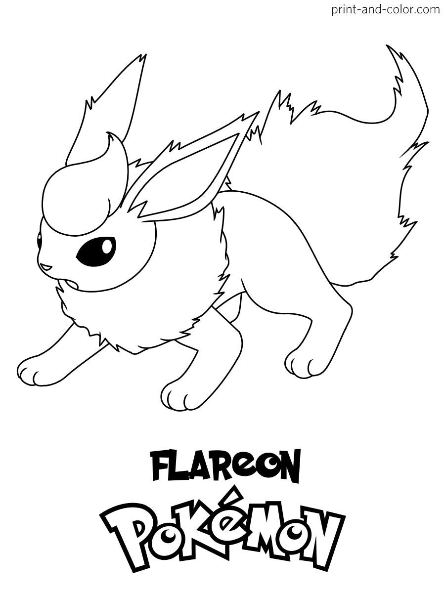 Flareon Coloring Pages ~ Coloring Pages