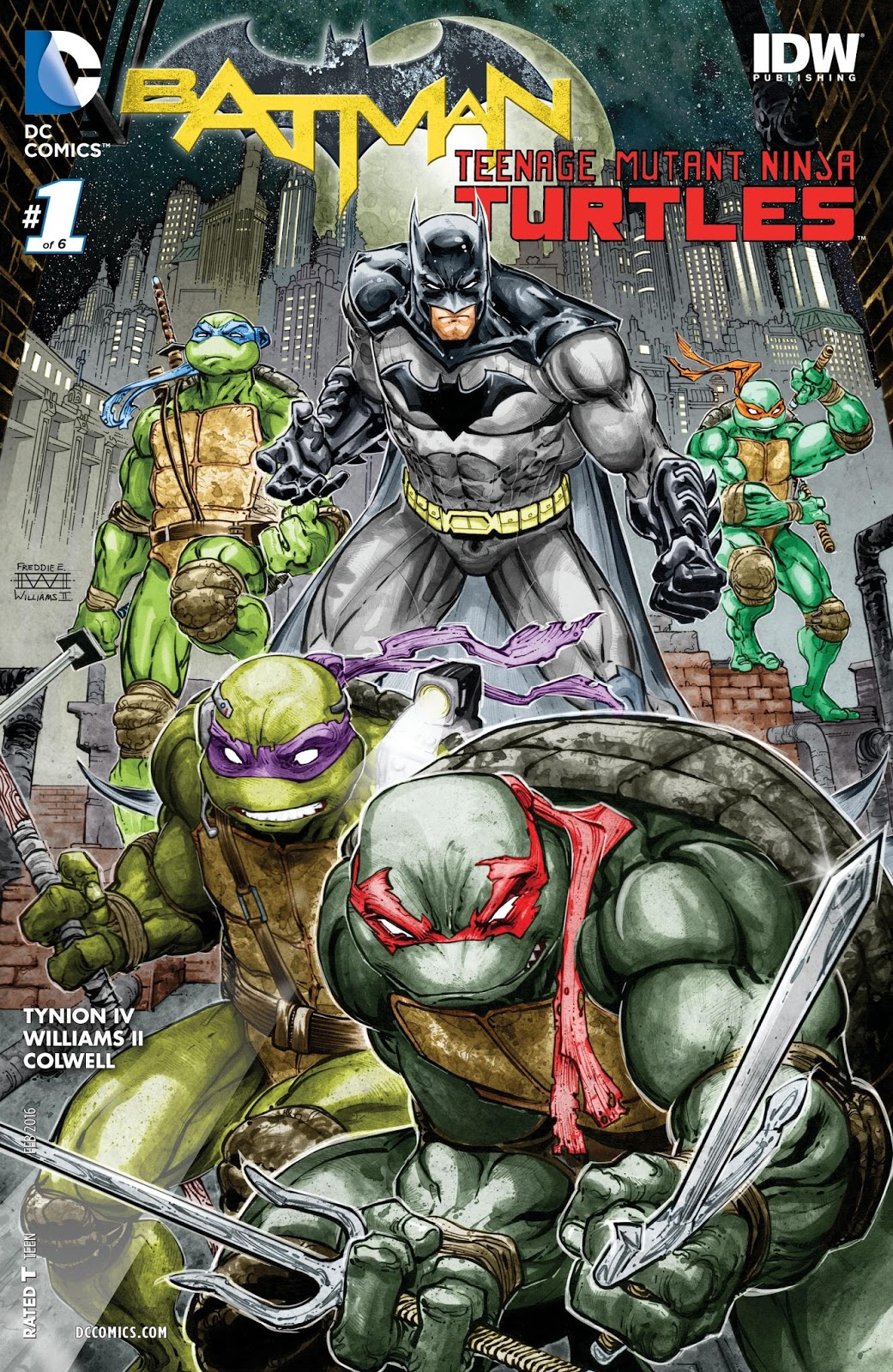 Weird Science DC Comics: Batman/Teenage Mutant Ninja Turtles #1 Review