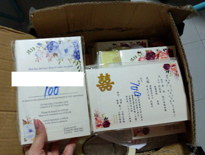 Chinese and english invitation