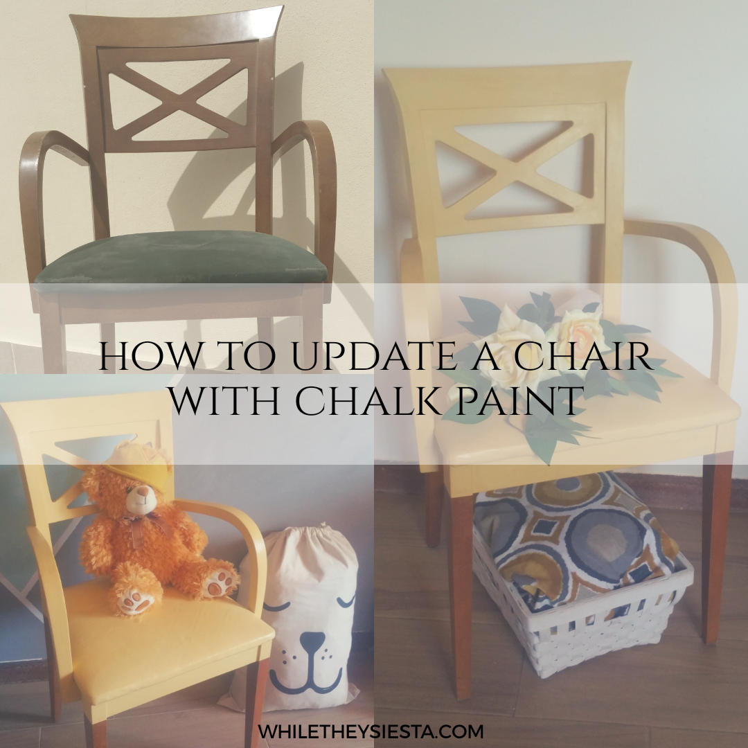 How to Update a Chair with Chalk Paint
