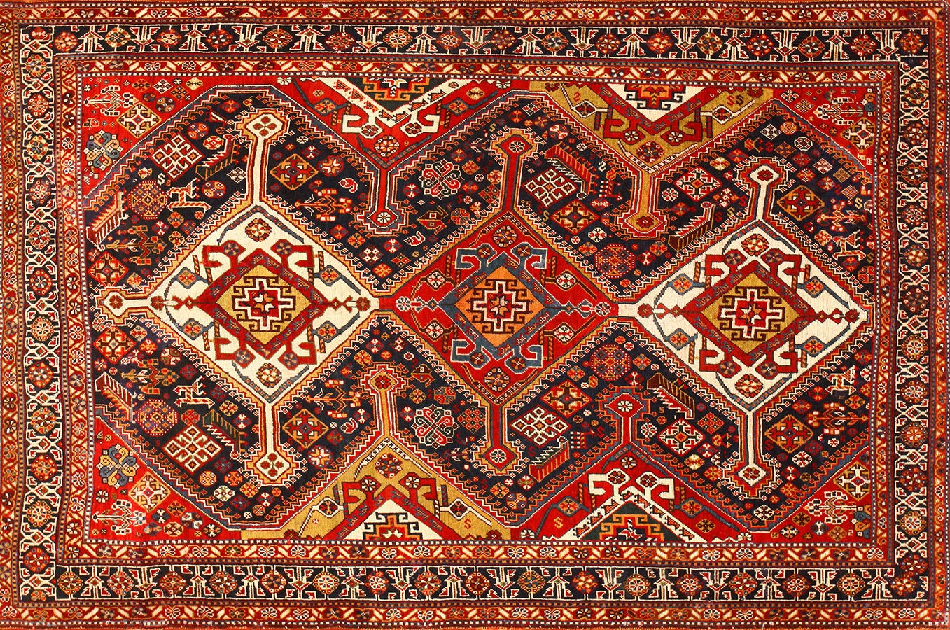Uppersia Iran Travel blog The stunning Carpets of Qahqai Nomads.