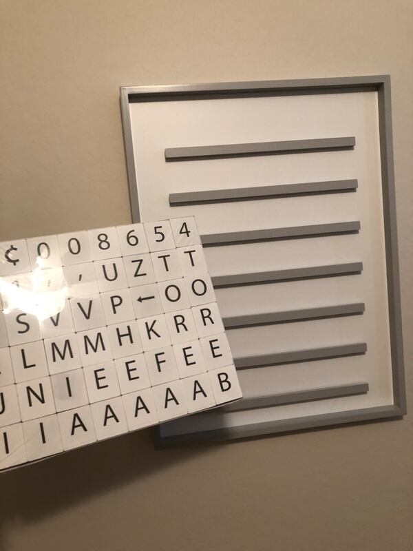 Hobby Lobby Letter Board Thankyou Letter