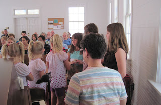Laurel reads to children at Rehobeth United Methodist Church
