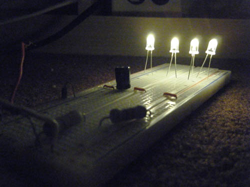 120 Volt 4 LED Light Circuit | circuit2017