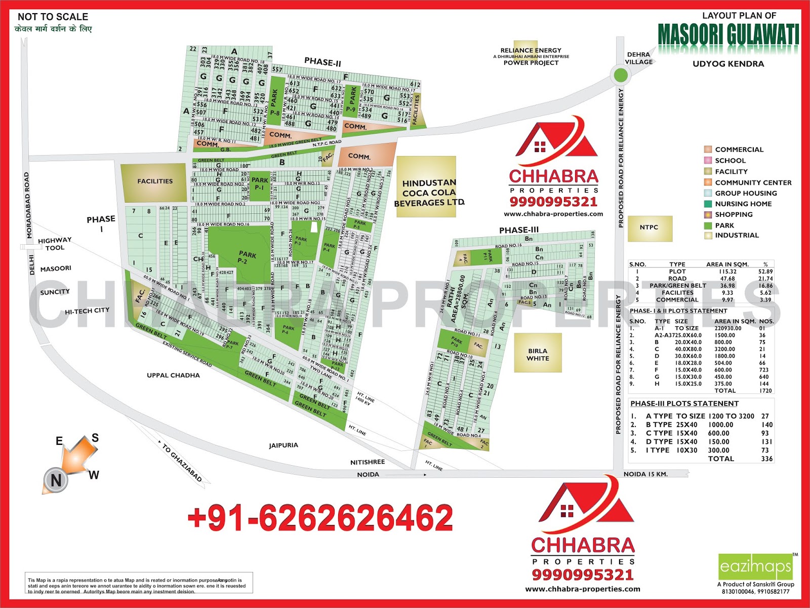 chhabra properties Alpha2 Greater Noida Map Layout Plan