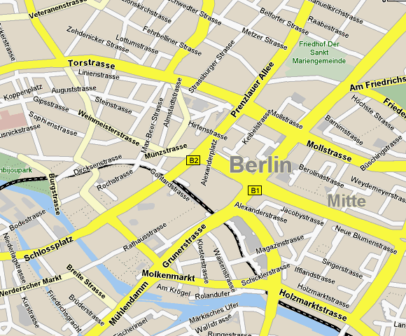 Map of Berlin - Free Printable Maps