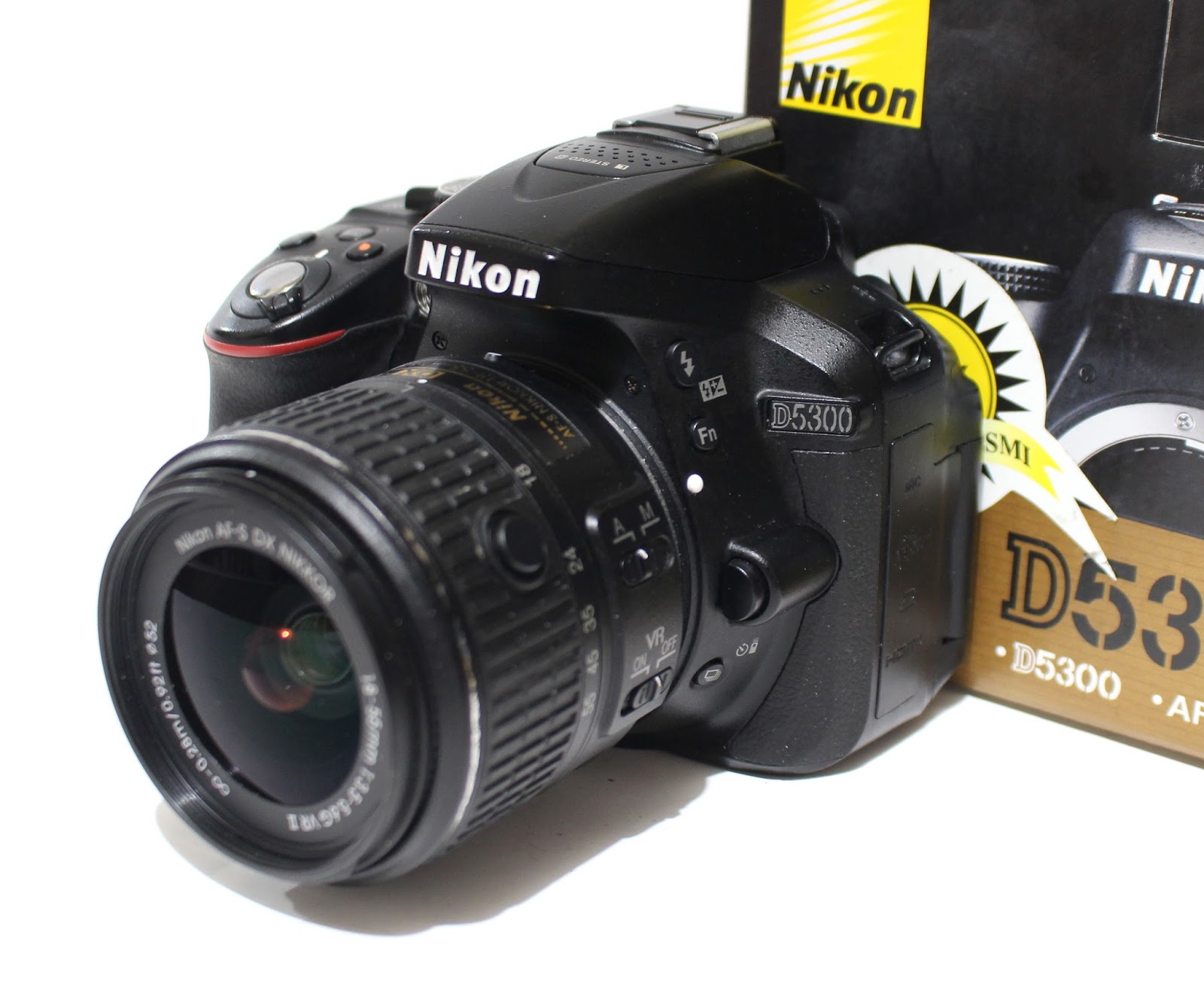 Kamera DSLR Second Nikon D5300 Fullset WiFi Jual Beli Laptop