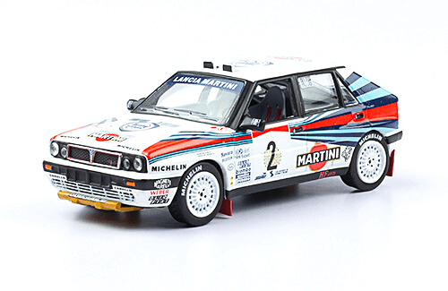 wrc coleccion salvat argentina, lancia delta hf integrale 1988 1:43 jorge recalde