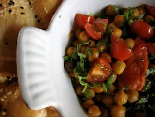 Tunisian Harissa Chickpea Vegetarian Recipe