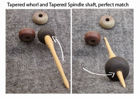 missingspindle: Preparing Spindle and Whorl