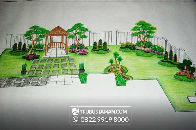 Tukang Taman Jakarta Galery Desain Sketsa