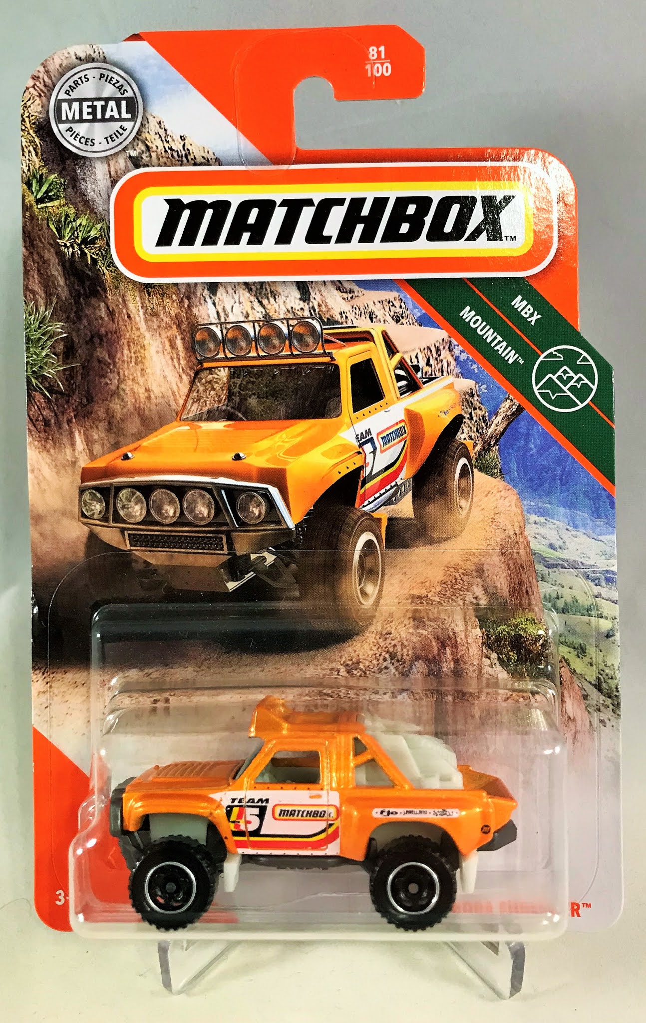 MATCHBOX 2020 #081/100 sonora TRITURATORE Arancione qualoraun 
