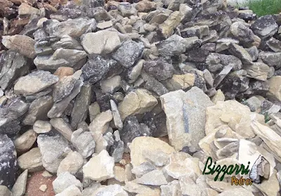 Chapa de pedra moledo para piso de pedra com espessura de 7 cm a 15 cm.